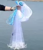 Fishing Accessories Lawaia Multifilament Line/Monofilament Fishing Line Cast Net Catch Fish Network with Steel Sinker Outdoor Hand Throw Fishing Net 230715