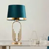 Lampes de table JJC lumière lampe de bureau de luxe salon chambre modèle de chevet Simple étude américaine postmoderne