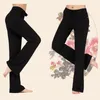 Traje de yoga Mujeres Color sólido Cintura alta Cordón Pierna ancha Pantalones largos Pantalones de baile para yoga correr jogging gimnasia 230715