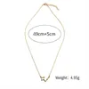 Princess Round Cut Cubic Zirconia Ins 12 Constellations Guardian Necklace Four Seasons Short Court Collar Gift Gold Color Pendant Chain Jewelry For Women Wholesale