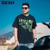 T-shirty męskie GXXH 80-140KG XXL 6xl Plus Size Summer Summer T-shirt Męskie Mężczyznę Mętną młodą koszulę Tlee 7xl dla 308 funtów mężczyzn L230715