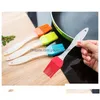 Altro Bakeware Nuovo Sile Baking Pane Cuoco Spazzole Pasticceria Olio Antiaderente Barbecue Pennello per imbastitura Strumento Gadget da cucina 160 K2 Drop Delivery Dhwdb