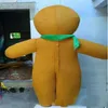 2019 Costume de mascotte bonhomme en pain d'épice d'usine à prix réduit Taille adulte311b