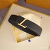 Designer Belts For Women Width 40mm Mens Belt Litchi Grain Genuine Leather Gold Buckle Waistband Classic Belt