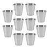 Mugs Stainless Steel Glass Party Cocktail Juice Cups Beer Mug Water Shatterproof Reusable Drinking Beverage