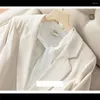 Kvinnors tvådelar Pants Fashion 2-Piece Set 2023 i Female Casual Long Jacket Byxor Elegant Office Lady Professional Business Suit