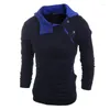 Men's Sweaters Discount Fashion Slim Fit Casual Sweater 4-color Dropped Transport Winter Warm Hooded Top