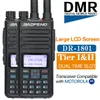 Walkie Talkie 2pcs Baofeng DMR DR-1801 Walkie Talkie DigitalAnalog UHF VHF Dual Time Slot Tier 1 2 Upgrade of DM-1801 DM-1701 Portable Radio 230714