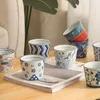 Mugs Innovant Japonais En Céramique Bouche Droite Tasse À Café Tasse Petit Déjeuner Lait