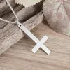 Hanger Kettingen Eenvoudige Klassieke Mode Christelijke Amulet Kruis Ketting Voor Mannen Vrouwen Religieus Geloof Accessoires