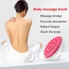 Handhållen baddusch anti celluliter full kropp massage borste bantning skönhet ansikte hudvård verktyg ansikte lyftande rullare massager l230704