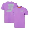 2023 Ny F1 Formel One Team Clothing Summer Fashion Short-Sleeved Fans T-shirt Men's Outdoor Sports Racing Clothing