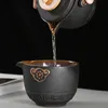 Bicchieri da vino Set da viaggio per tè cinese di alta qualità Kung Fu TeaSet Teiera portatile in ceramica Teaset in porcellana Gaiwan Tazze di cerimonia 230714