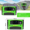 Batterijen 12V 24V Auto MPPT Solar Charge Controller 20A 30A Zonnepaneel PV-regelaar met instelbare kleuren LCD-scherm Dubbele USB-poort 230715
