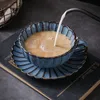 Coffeware Sets 220ML Koffie Mok Cup Keramiek Engelse Afternoon Tea en Schotel Een Set Porselein Ontbijt Citroen Melk Cups Coffeeware 230714