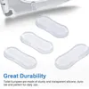 Toilet Seat Covers 4pcs Universal Lid Cushion Anti-slip Rubber Pad Buffers Pack-white Stop Bumper Absorber