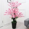 Dekorativa blommor 1 Pack Fake Flower Not Wither Peach Blossom Romantic Confession