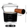 Coffeware Sets Japanese Heat-Resisting Glass Espresso Measuring Cup Double Mouth Milk Jug With Handle Scale Measure Mugs 6 9Se Drop Dhiml