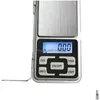 Weighing Scales Mini Electronic Digital Scale Jewelry Weigh Nce Pocket Gram Lcd Display With Retail Box 500G/0.1G 200G/0.01G 293 V2 Dhgzh