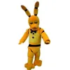 2019 Factory Outlets neue Five Nights at Freddy's FNAF Toy Creepy Yellow Bunny Maskottchen Cartoon Weihnachtskleidung273I