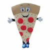 2019 fabrieks PIZZA mascottekostuum voor volwassenen kerst Halloween Outfit Fancy Dress Suit 2786