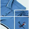 Camicie 2022 Donne di Estate Sottile Golf Polo Camicette a maniche corte Casual Piqué di Cotone Del Ricamo Femminile Mujer Moda Homme Pulsante