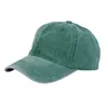 Capes à billes Plain Washed Cotton Baseball Cap