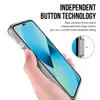 Premium Space Phone Cases Clear Acrylic Back Cover Anti-Drop Rugged Transparent Protector for iPhone 15 14 13 12 11 pro max Xs XR 7 7p 8 8plus Samsung with Retail Box