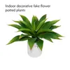 Decorative Flowers Artificial Succulents Large Faux Aloe Plants Home Garden Balcony Planter Landscape Decor For Indoor Accessories