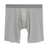 Cuecas Masculinas Cuecas Boxers Shorts Homme Calcinha Sólida Modal Homem Confortável U Convexo Bolsa Perna Longa Masculina Cueca Cueca