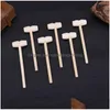 Marteau Mini Boules En Bois Jouet Pounder Remplacement Maillets En Bois Bijoux Artisanat 77 G2 Drop Delivery Maison Jardin Outils Main Dh5V2