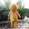 Factory direct Teddy Bear Adult Mascot Costume for Valentine's L Day Thanksgiving Day Christmas Halloween Mascot Costume229F