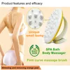 Handhållen baddusch anti celluliter full kropp massage borste bantning skönhet ansikte hudvård verktyg ansikte lyftande rullare massager l230704