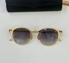 New fashion design cat eye sunglasses 0021 K gold frame simple and popular style uv400 protection eyewear top quality