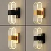 Lampa ścienna Nowoczesne lampy lekkie 12 W 220V Indoor Acryl Lighting Optionk do salonu sypialnia do sypialni wystrój domu