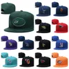 Stilista di moda Snapbacks Cappelli a sfera Tutto tem Logo Ricamo piatto Cappello da baseball in cotone tutta la squadra Logo Lettera Regolabile Cappello aderente da basket all'aperto Berretto sportivo