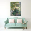 Canvas Art Camille Monet в саду в доме в Аргентуиле Клод Моне.