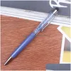 Ballpoint Pens Crystal Pen Creative Stylus Touch For Writing Removable Supplies Office School 1 35Gh B Drop Delivery Business Industr Dh5Rj