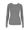 Lu-502 Yogakleding Dames T-shirts Dames T-shirt Hoog-elastisch Ademend Hardlooptop Sneldrogend Naadloos Korte mouw Sport-wielrennen Gymkleding lu good