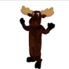 Performance Moose Animal Mascot Costiums Christmas Fancy Sukienka kreskówka strój postaci garnitur dla dorosłych rozmiar karnawału wielkanocne adv221f