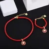 Fashion Chokers Necklace Bracelet Set Designer Mens Gold Jewelry Women Leather V Pendant Chains Necklaces Street Jewlery Choker 237142C