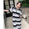 Party Dresses 2023 Summer Woman Clothing Dress Korean Fashion White Black Grey Casual Elegant Plus Size Long Knitted Women's Loose