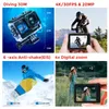 Sports Action Video Cameras A10 Action Camera 4k EIS Ultra HD 20MP Wifi 170D Underwater Waterproof Cam Touch Screen 4X Zoom Video Go Sport Pro Cam 230714