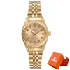 CHENXI Mannen Mode Horloge Vrouwen Quartz Horloges Luxe Gouden Roestvrij Staal Horloge Liefhebbers Jurk Klok in Doos Gift1848