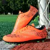 Платье обувь мужская футбольная обувь Tufr Training Soccer Shoes Outdoor Sports Long Spikes Childrens Fast Soccer Tennis для мальчиков 230714