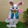 Wielkanocny króliczka Mascot Costume Bugs Rabbit Hare Fancy Dress Ubranie Animowane postacie z części i świątecznych uroczystości262R