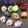 Imitation blommorhuvuden tillbehör Garland dekoration falsk blomknopp bröllop siden blommor diy huvudkläder tygmaterial l594321k