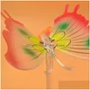 Party Favor Led Butterfly Light Sticks Lysande Fairy Wing Wand Stick Evening Toys ADT Child Usef Wholesale 3 9HC H1 Drop Delivery H Dhtuk