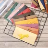 Gift Wrap 10pcs Pearlescent Paper Envelopes For Letters With Bow Multicolor Letter Envelope Wedding Invitation Postcard