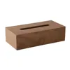 Tissue Boxes Napkins European Wooden Tissue Box Handmade Modern Western Restaurant Paper Boxes Living Room Desktop Napkin Organizer Home Decoration R230715